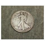 1917 D (obverse) Walking Liberty Half BETTER DATE