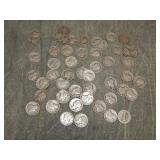 50 Mercury SILVER Dimes MOST EARLY !!
