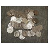 50 Roosevelt SILVER Dimes