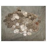 Approx 273 Buffalo Nickels  nearly all readable