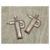 Prï¿½meta wind-up toy car keys shaped like a Police