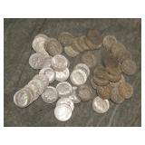 50 Roosevelt SILVER Dimes