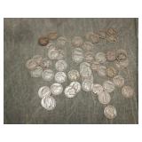 50 Mercury SILVER Dimes MOSTLY EARLY !!!