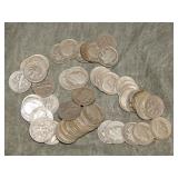 50 Roosevelt SILVER Dimes