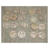 19 Washington SILVER Quarters