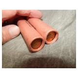 Pair of UNCIRCULATED Rolls 1957 D Cents