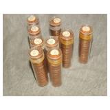 9 Rolls of UNC 1963 D Cents