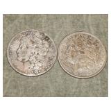 1891 P & O Morgan SILVER Dollars
