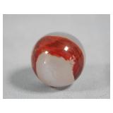 Akro Agate Silver Oxblood Marble 0.580'