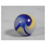Akro Agate Blue & Yellow Popeye Marble 0.636'