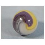 Akro Agate Purple & Yellow Popeye Marble 0.735'