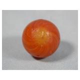 Onionskin Yellow & Orange Marble 0.563'
