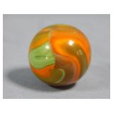 Christensen Striped Green & Orange Marble 0.656'