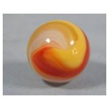 Akro Agate Red & Yellow Popeye Marble 0.748'