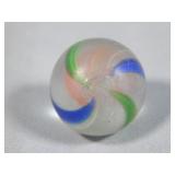 Vintage c.1800's Latticino Marble 0.797'