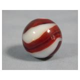 Akro Agate Milky Oxblood Marble 0.632'