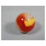 Akro Agate Red & Yellow Popeye Marble 0.758'