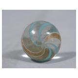 Light Blue Band Lutz Marble 0.777'
