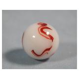 Akro Agate Milky Oxblood Marble 0.604'
