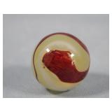 Akro Agate Lemonade Oxblood Marble 0.621'