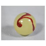Akro Agate Lemonade Oxblood Marble 0.590'
