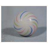 Antique CLAMBROTH Blue/Pink/Green Marble 0.662'