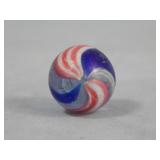 Antique PEPPERMINT Swirl Marble 0.679'