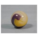 Akro Agate Purple & Yellow Popeye Marble 0.776'