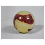 Akro Agate Lemonade Oxblood Marble 0.590'