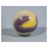 Akro Agate Purple & Yellow Popeye Marble 0.747'