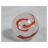 Akro Agate Silver Oxblood Marble 0.646'