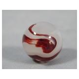 Akro Agate Silver Oxblood Marble 0.616'
