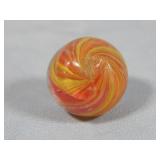 Onionskin Red & Yellow Marble 0.664'