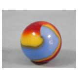 Akro Agate Superman Corkscrew Marble 0.812'