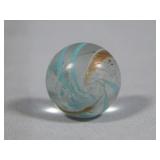 Light Blue Band Lutz Marble 0.668'