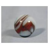 Christensen Flame White/Red/Teal Marble 0.619'