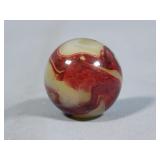 Akro Agate Lemonade Oxblood Marble 0.791'