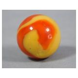 Akro Ketchup & Mustard Corkscrew Marble 0.760'