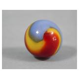 Akro Agate Superman Corkscrew Marble 0.818'