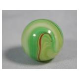 Akro Limeade Horse Hair Oxblood Marble 0.649'