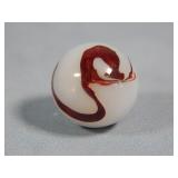 Akro Agate Milky Oxblood Marble 0.626'