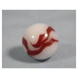 Akro Agate Milky Oxblood Marble 0.603'