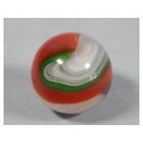 Akro Agate Red & Green Popeye Marble 0.756'