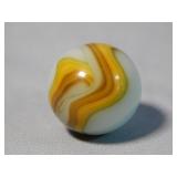 Christensen Agate Yellow Ribbon Marble 0.646'