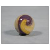 Akro Agate Purple & Yellow Popeye Marble 0.75'