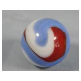Akro Agate LIBERTY Corkscrew Marble 0.851'
