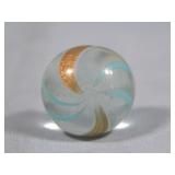 Light Blue Band Lutz Marble 0.797'
