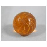 Antique German Swirl GOOSEBERRY Marble 0.708'
