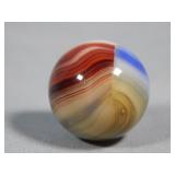 Akro Blue/Green/Oxblood Patch Marble 0.723'