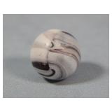 Christensen White & Purple Swirl Marble 0.620'